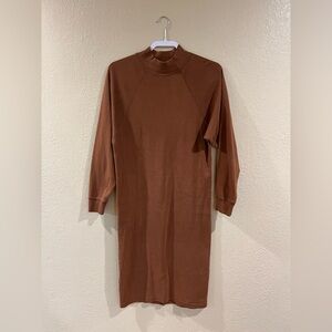 100% Cotton Ivy midi Sweatshirt Dress